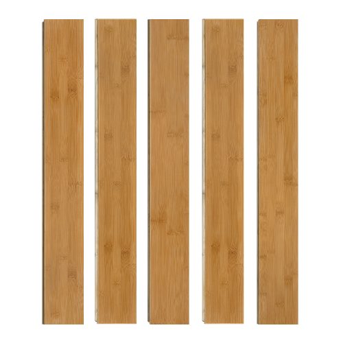 Jeedeson Click Lock Bamboo Flooring Light Honey 40.16″ L x 5.12″ W x 0.59″ T Prefinished 14 Pack (20 Sq.Ft.)