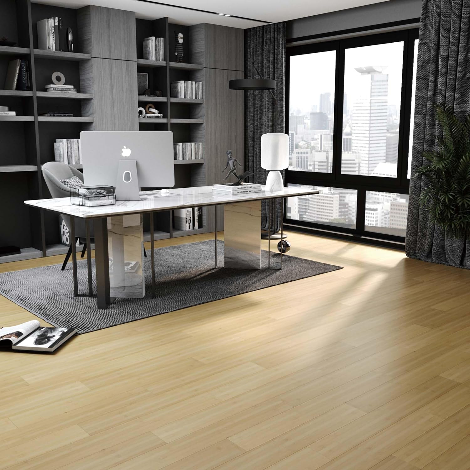 solid bamboo flooring