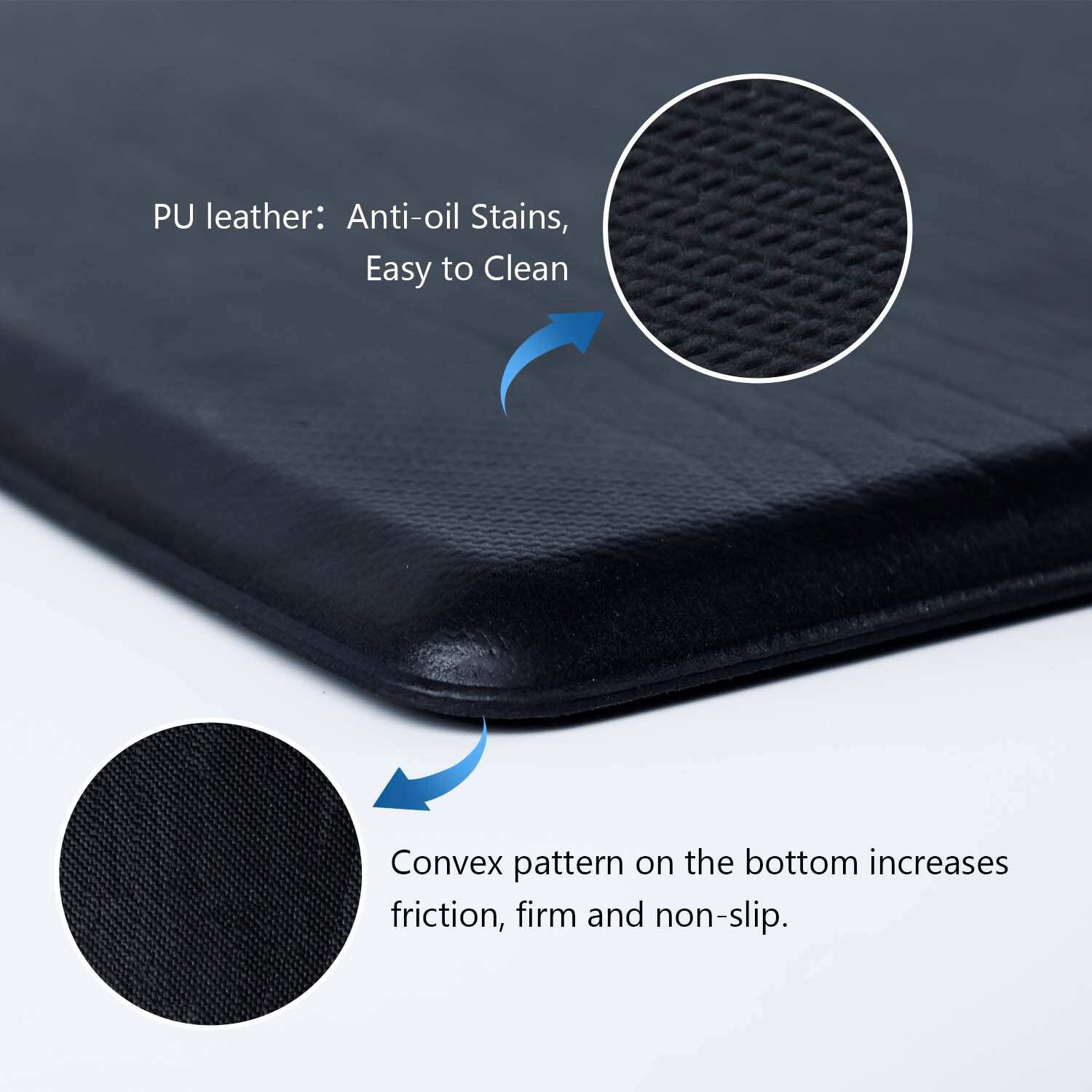 Anti-fatigue floor mats