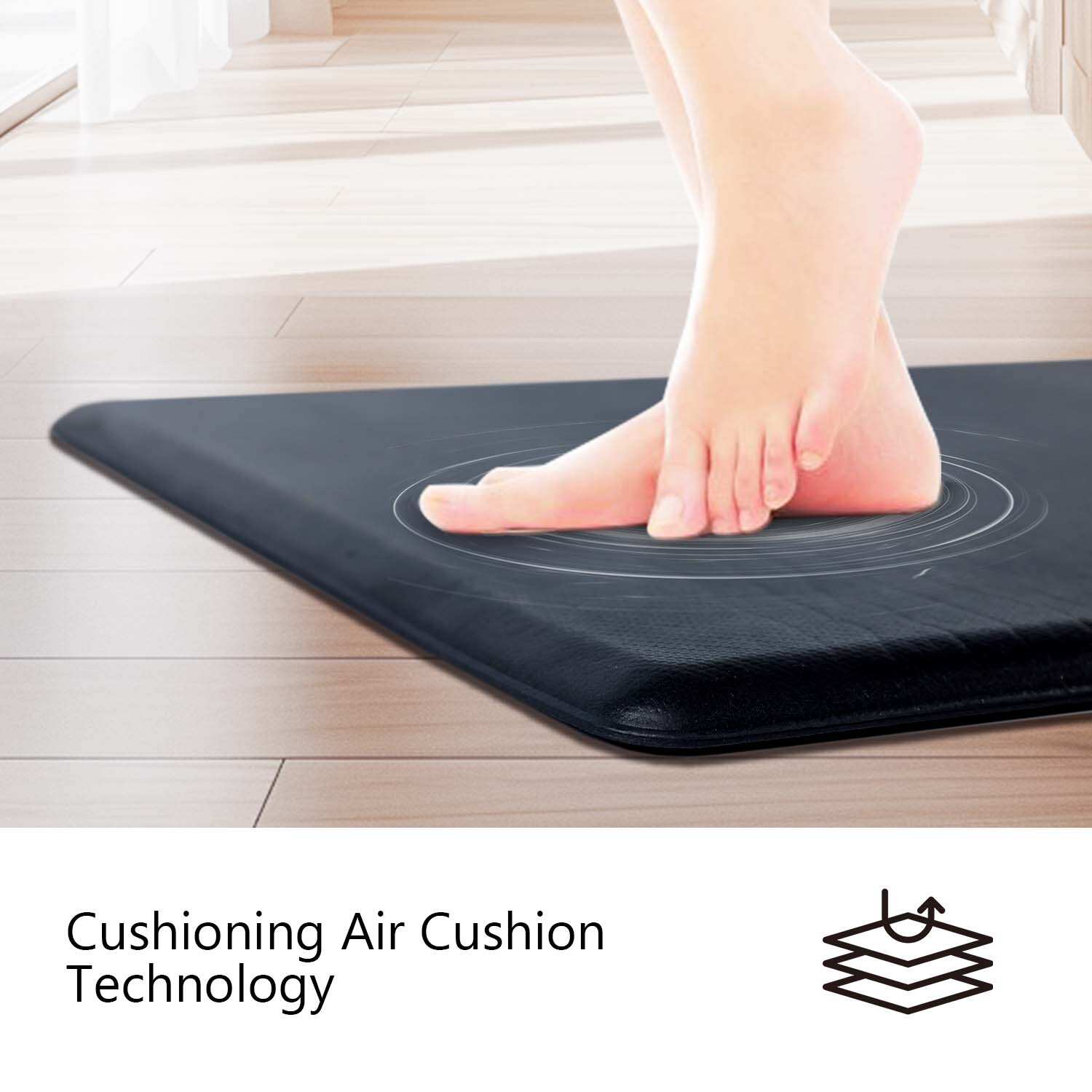 Anti-fatigue floor mats
