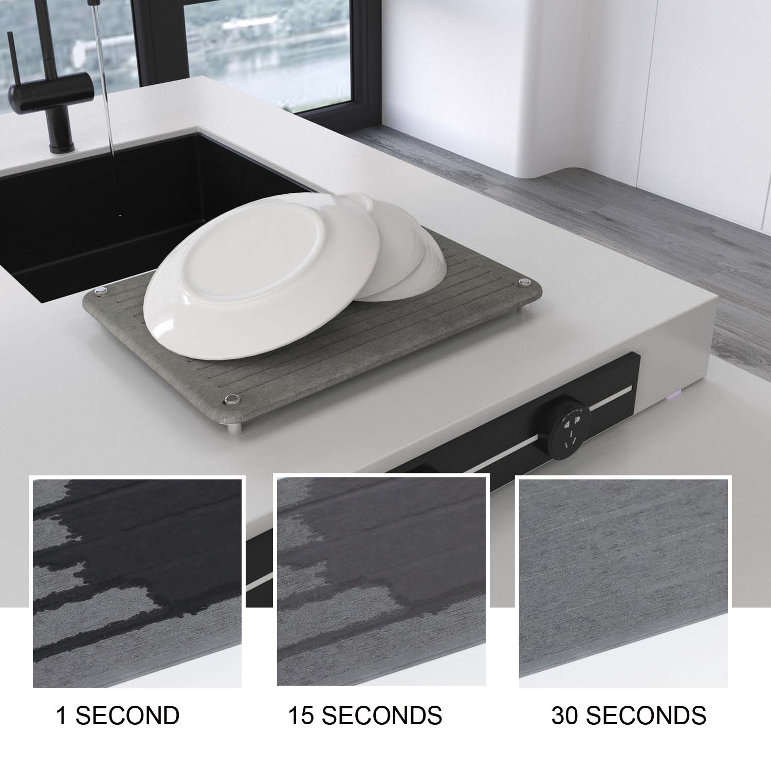 Diatomaceous Stone Dish Drying Mat