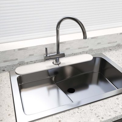 Jeedeson Diatomaceous Earth Faucet Mat — 23.62 in. x 3.94 in Splash Guard for Sink Faucet