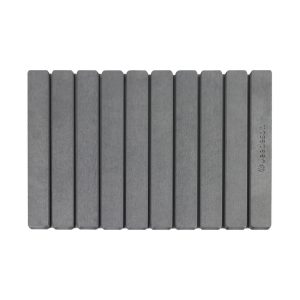 Jeedeson Foldable Stone Diatomaceous Earth Bath Mat -- Dark Grey 15.35 In. x 23.62 In Size