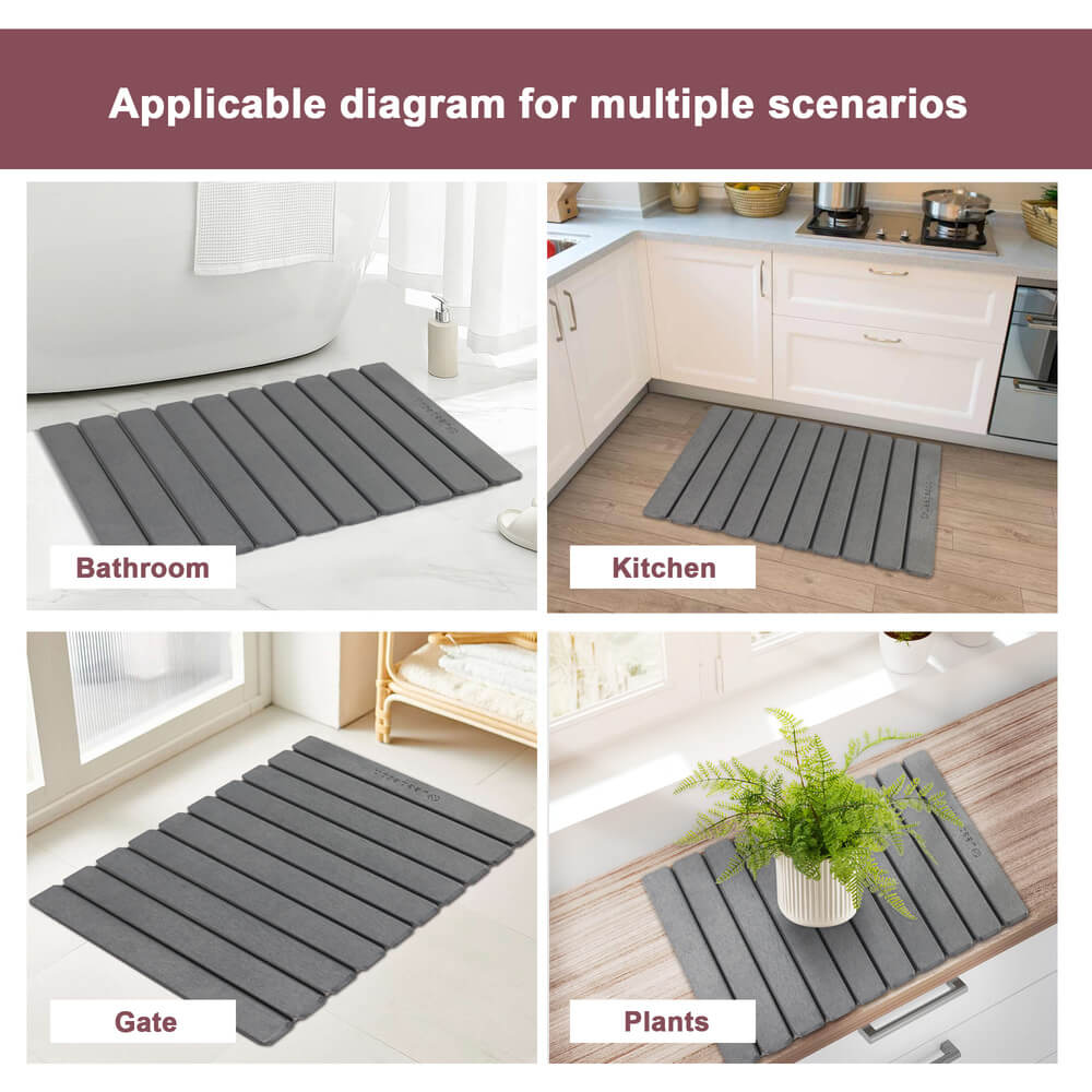 Foldable Stone Bath Mat