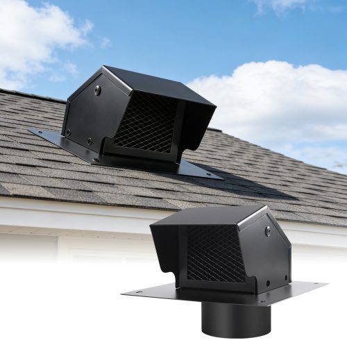 Jeedeson Detachable Chimney Roof Vent Caps for Houses, Home Ventilation System