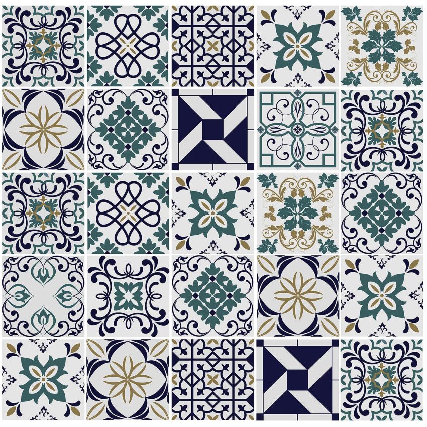Jeedeson Waterproof Vinyl Flooring Tiles Roll for bedrooms 196.85 in L× 23.62 in W × 0.023 in T