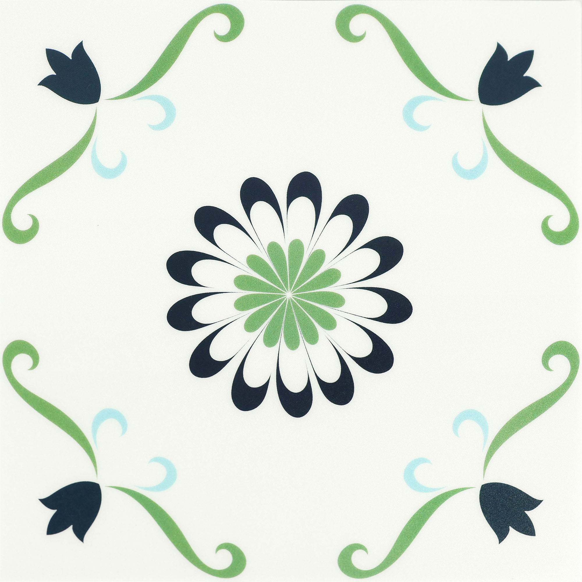 Nature Meets Wall Art: A Romantic Rendezvous with Floral Tiles