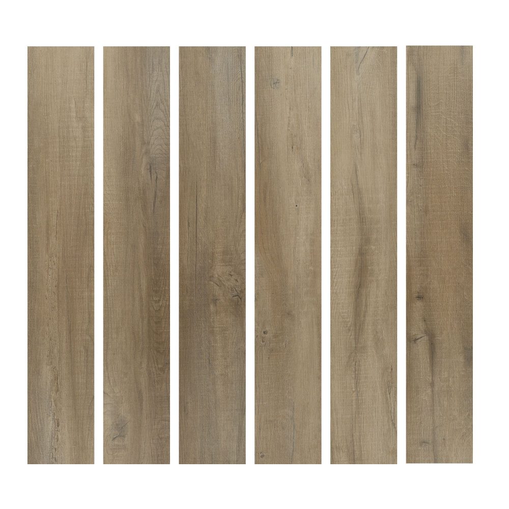 Jeedeson Brown Wood 1.8MM PVC Waterproof Flooring with Wear-resistant and Self adhesive