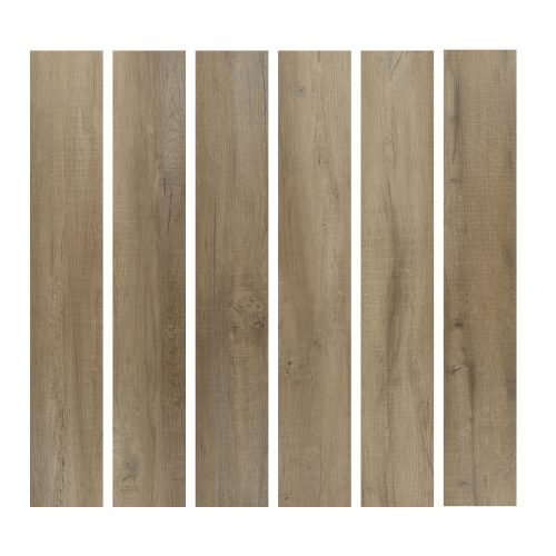 Jeedeson Brown Wood 1.8MM PVC Waterproof Flooring with Wear-resistant and Self adhesive