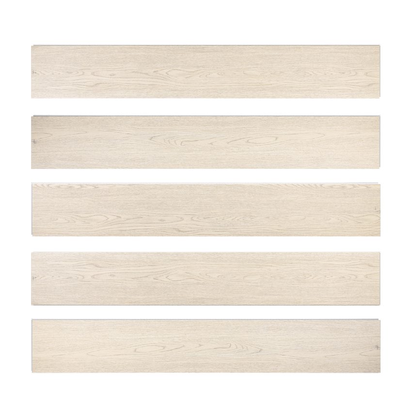 Jeedeson 182*1220*6mm Natural SPC Flooring for Bedroom, Waterproof Click Lock