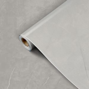 Jeedeson Gray Wall paper peel and stick PVC Durable Waterproof Moisture-Proof (Covers 25.8 sq. ft.)
