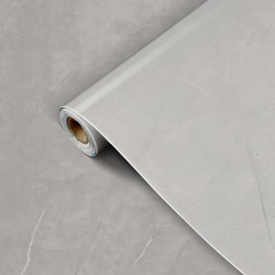 Jeedeson Gray Wall paper peel and stick PVC Durable Waterproof Moisture-Proof (Covers 25.8 sq. ft.)