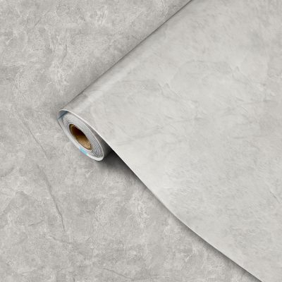 Jeedeson Durable Gray Marble Removable Wallpaper-Waterproof Moisture-Proof (Covers 25.8 sq. ft.)