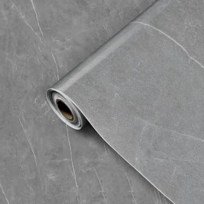 Jeedeson Durable Waterproof Moisture-Proof Gray Peel and Stick Wallpaper