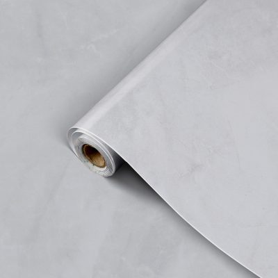 Jeedeson Light Gray Marble Pattern peel and stick Wallpaper Roll for bedroom, Moisture-Proof Removable