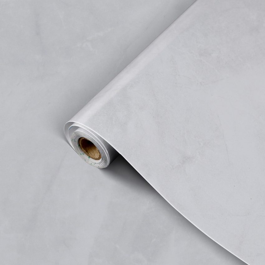 Jeedeson Light Gray Marble Pattern peel and stick Wallpaper Roll for bedroom, Moisture-Proof Removable