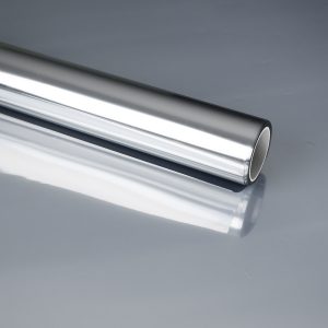 Jeedeson 35 in. x 196 in Privacy Window Film Silver Glass UV Blocking Window Cling