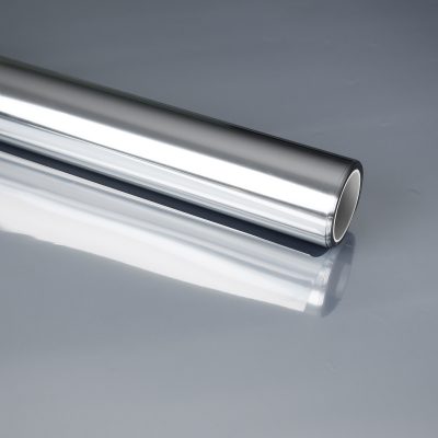 Jeedeson 35 in. x 196 in Privacy Window Film Silver Glass UV Blocking Window Cling