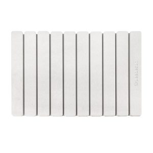 Jeedeson Bath Mats for Bathroom -- White 15.35 In. x 23.62 In Size
