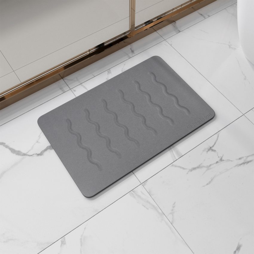 Jeedeson bath mat for tub non slip kitchen counter 15.4 in x 23.6 In Gary