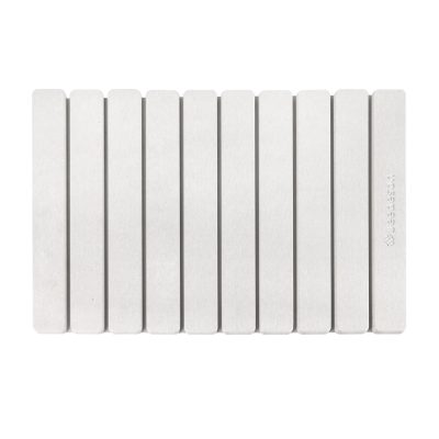 Jeedeson Bath Mats for Bathroom — White 15.35 In. x 23.62 In Size