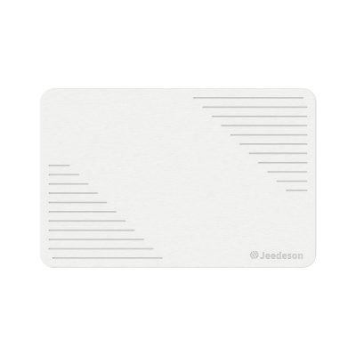 Jeedeson Shower Mat Outside Shower-white 15.35 In. x 23.62 In