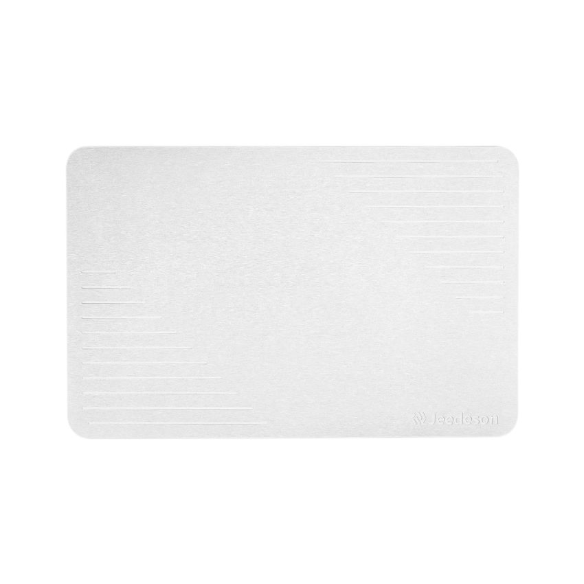 Jeedeson Shower Mat Outside Shower-white 15.35 In. x 23.62 In