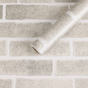 Jeedeson 196 in × 23.6 in × 0.12in Removable Wall Paper,Light Commercial wallpaper 1 Roll