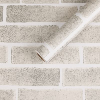 Jeedeson 196 in × 23.6 in × 0.12in Removable Wall Paper,Light Commercial wallpaper 1 Roll
