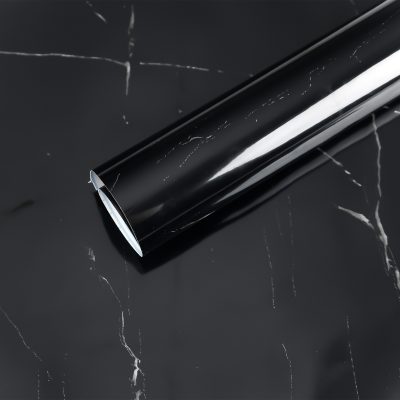 Jeedeson Black Self Adhesive Wallpaper,High Temperature Resistant and Oil Proof Wallpaper for Kitchen