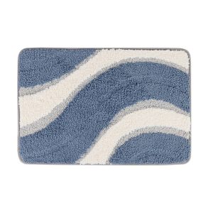 Jeedeson 40*60CM Best Wave Bath Mat, Durable Odor-Resistant Non Slip Mildew Resistant