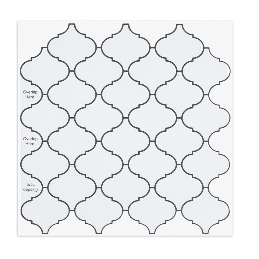 Jeedeson Waterproof Peel and Stick Vinyl Tile 12 in. x 12 in. Decorative Wall Backsplash for Beige (10-pack)