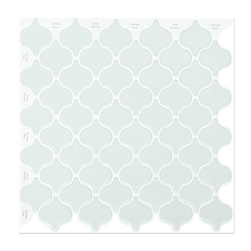 Jeedeson 10*10in Peel Stick Backsplash Tiles for Bedroom Bathroom Modern Moisture-Resistant (10-Pack)