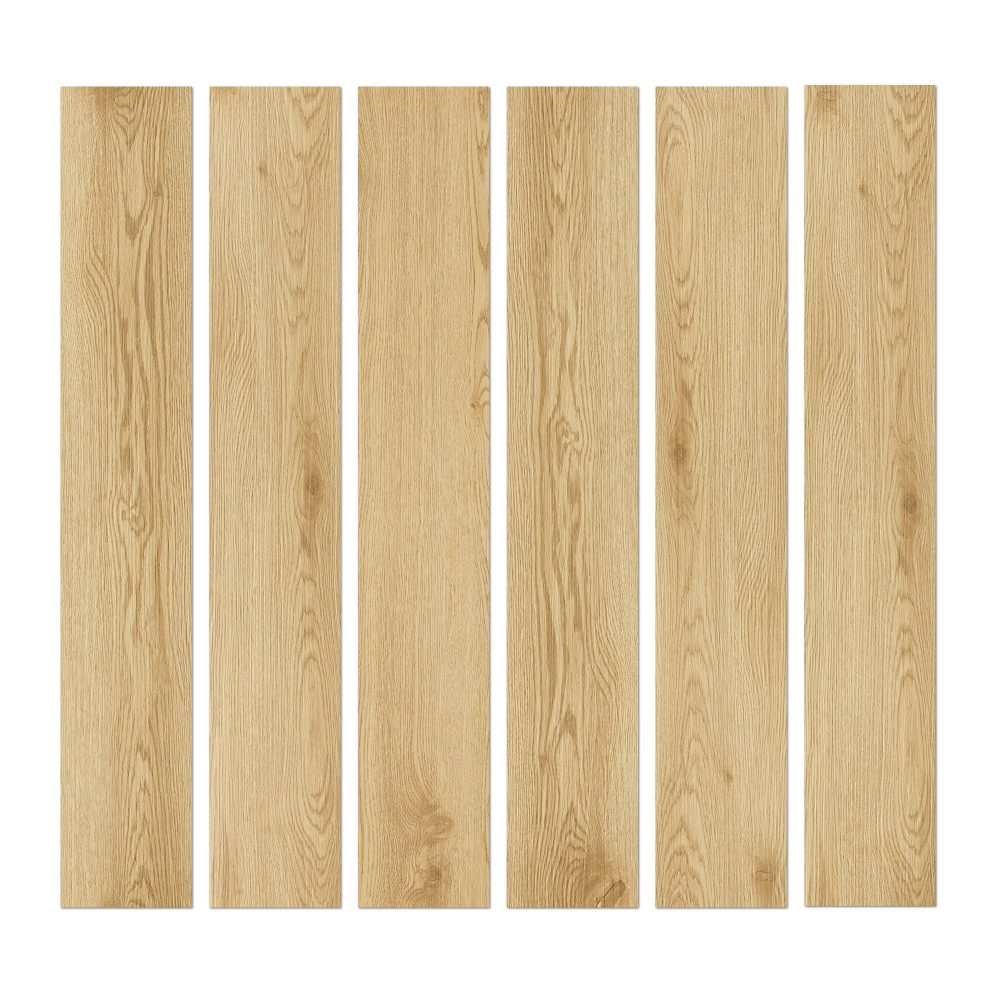 Jeedeson 1.5mm Thickness Matte Oak Color Vinyl Flooring for Home and Office 18PCS