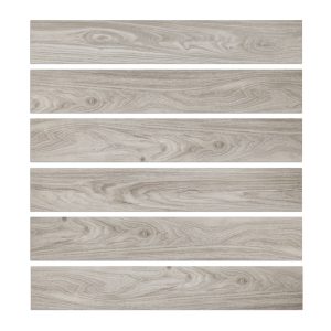 Jeedeson Natural Matte Wood Gray Vinyl Flooring for Home and Office，Eco-Friendly 1.5mm Thickness (18-Pack)