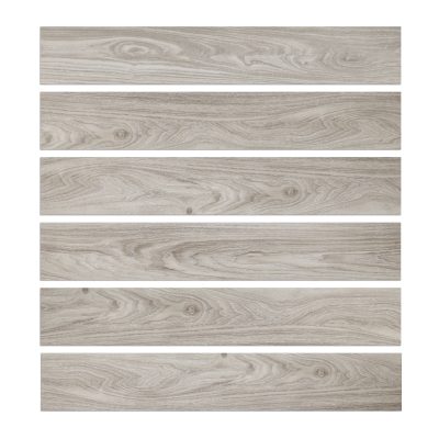Jeedeson Natural Matte Wood Gray Vinyl Flooring for Home and Office，Eco-Friendly 1.5mm Thickness (18-Pack)