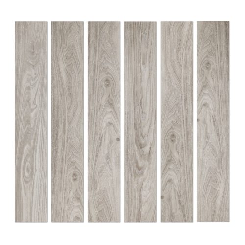 Jeedeson Natural Matte Wood Gray Vinyl Flooring for Home and Office，Eco-Friendly 1.5mm Thickness (18-Pack)