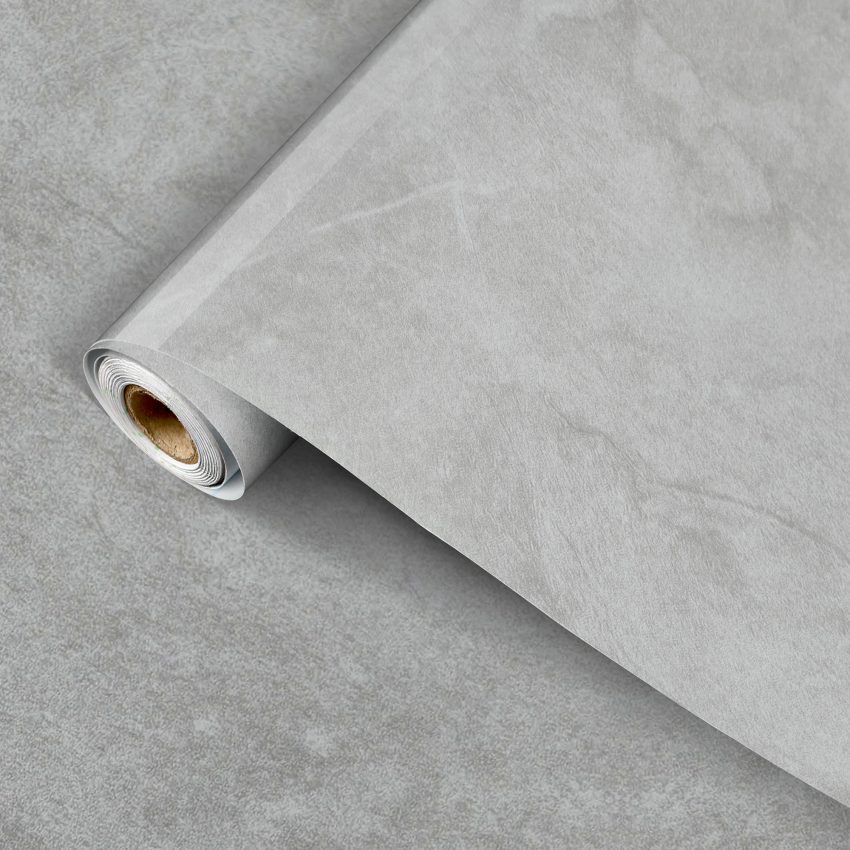 Jeedeson Dark Gray Self-Contained Adhesive Kitchen Wallpaper, Easy to Clean 0.18MM Thickness