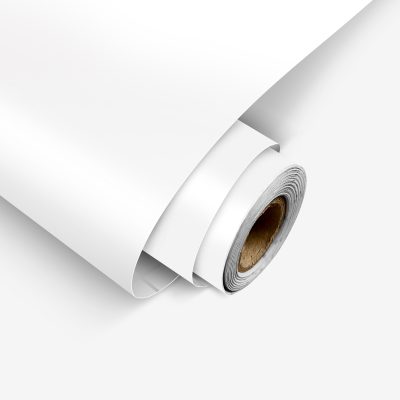 Jeedeson Easy to Clean White PET Contact Paper for Smooth Walls and Cabinets (Cover 25.6 sq. ft. )