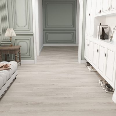 Jeedeson 2PC Wood Look SPC Floor Covering,Click Lock Installation