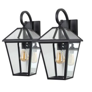 Outdoor Wall Light Fixtures, Exterior Waterproof Wall Lanterns, Porch Sconces Lighting with E26 Sockets