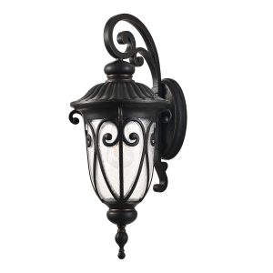 Outdoor Wall Light Fixtures, Waterproof Front Porch Lighting, Modern Exterior Light with E26 Socket