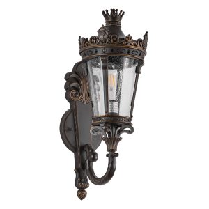 Waterproof Outdoor Wall Mounted Light Fixtures, Modern Front Porch Exterior Lighting, E26 Socket Compatible