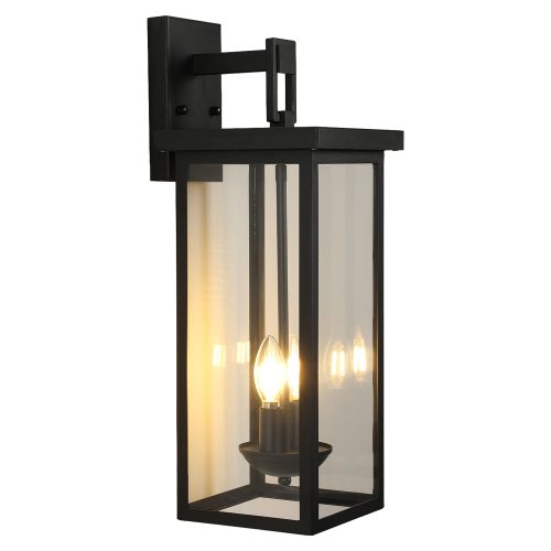 Outdoor Wall Light Fixtures, Exterior Waterproof Wall Lanterns, Porch Sconces Lighting with E12 Sockets