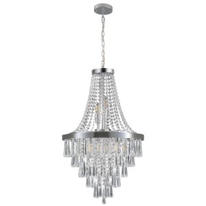 Modern Gold Round Crystal Chandeliers Flush Mount Ceiling Light for Bedroom Hallway Living Room