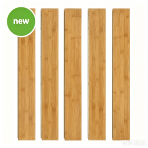 Floating Bamboo Flooring - Light Honey Click Lock Planks, 19.8 Sq Ft per Box
