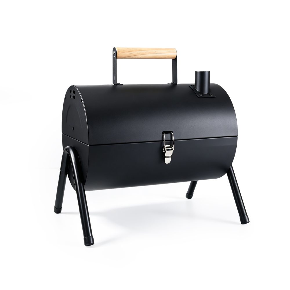 Charcoal Grill Double-Grate with Dual Charcoal Pans, Outdoor BBQ Grill for Backyard & Patio (Black)
