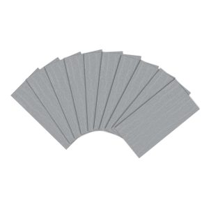 Jeedeson 3D Wall Stickers Grey IXPE Waterproof Peel & Stick Self Adhesive Indoor Wall Tiles, 11.81"×23.62"