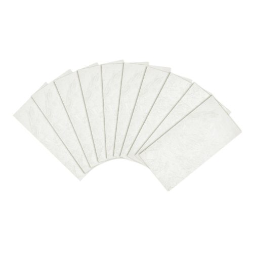 Jeedeson 3D Wall Stickers White IXPE Self Adhesive Waterproof Indoor Wall Tiles 11.81″×23.62″